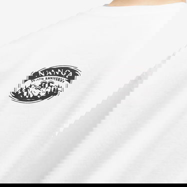 Тениска Neighborhood Nanga Collaboration Graphic T-Shirt, Size Large Бяло | 242PCNNN-ST01-WHT, 5