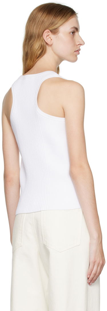 Потник We11done We11done Racer Back Tank Top Бяло | WD-KT3-22-603-W-WH, 2