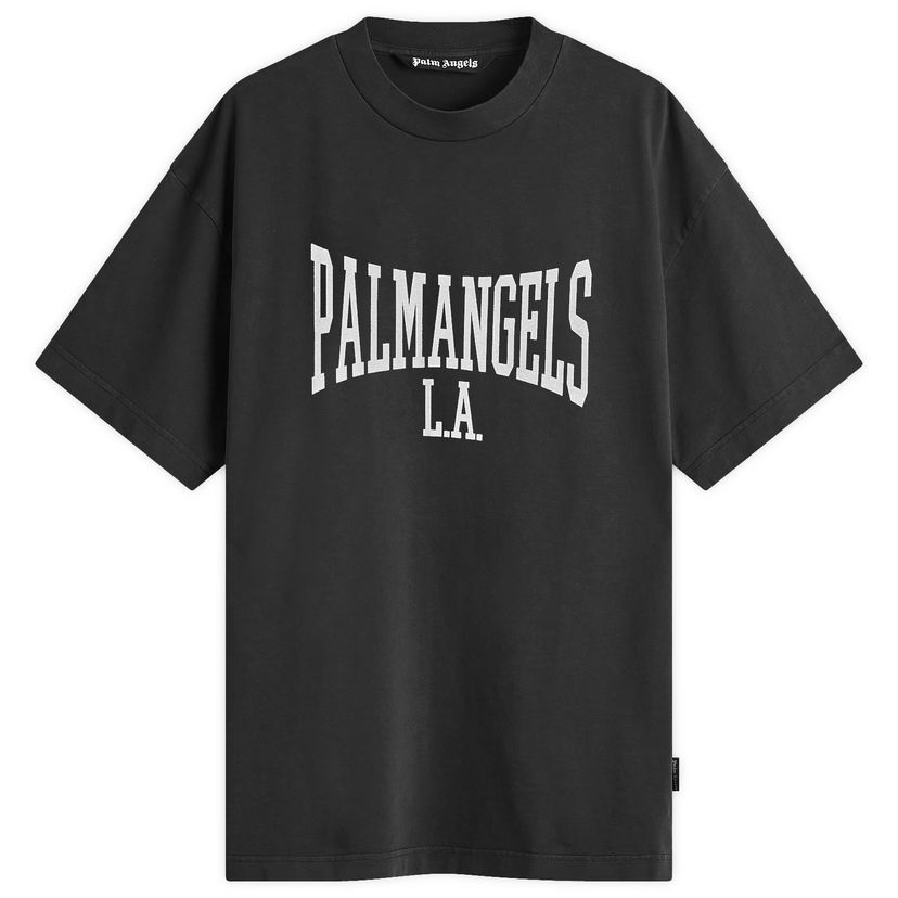 Тениска Palm Angels College Classic T-Shirt Черно | PMAA001F24JER0051003