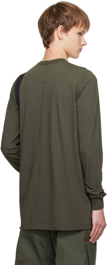 Тениска Rick Owens Rick Owens Concordians Level Long Sleeve T-Shirt Зелено | RU02E1266 JA, 2