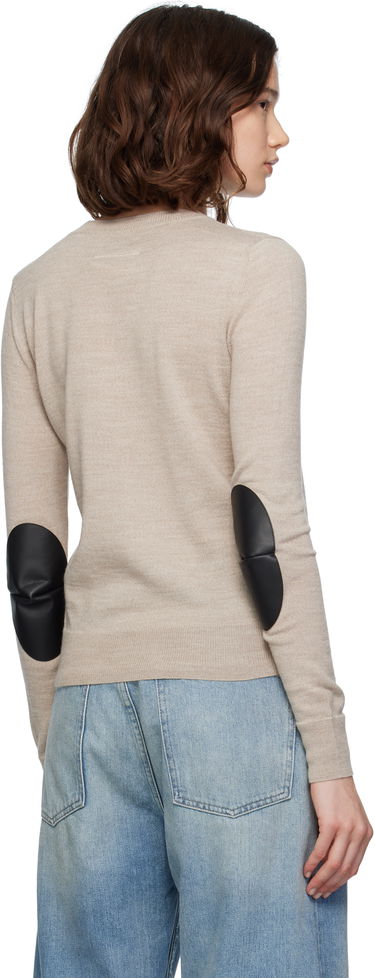 Пуловер Maison Margiela MM6 Maison Margiela Knit Sweater Бежово | S52HL0047 M13133, 2