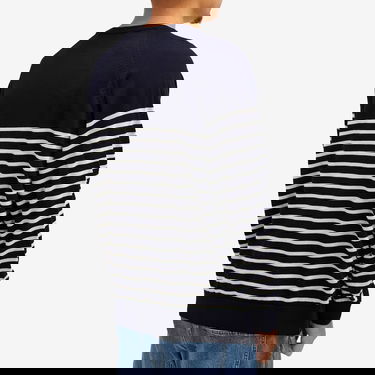 Пуловер YMC Suedehead Knit Sweater Синьо | P8WMD-40, 3