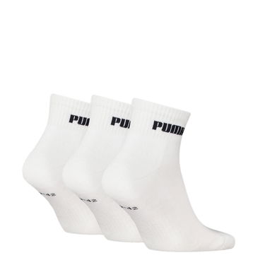 Чорапи Puma 3-Pack Quarter Socks PUMA Бяло | 938393_01, 1