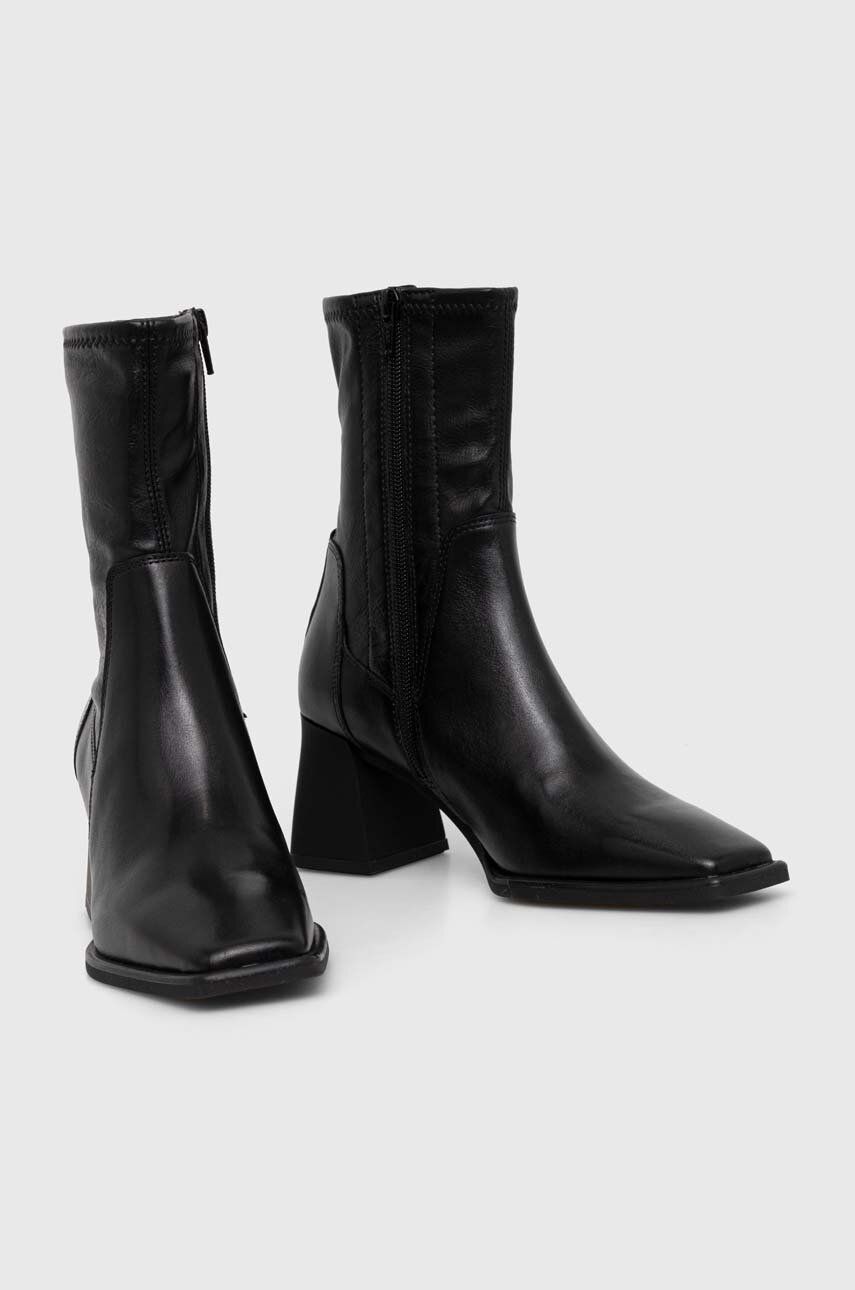 Кецове и обувки Vagabond HEDDA Leather Block Heel Boots Черно | 5602.302.20, 1