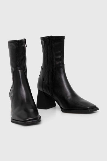 Кецове и обувки Vagabond HEDDA Leather Block Heel Boots Черно | 5602.302.20, 1