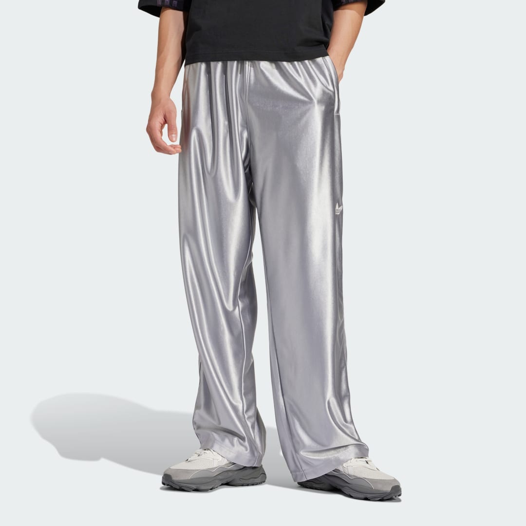Панталони adidas Originals Oversized Firebird Jacket Металик | IT7512, 0