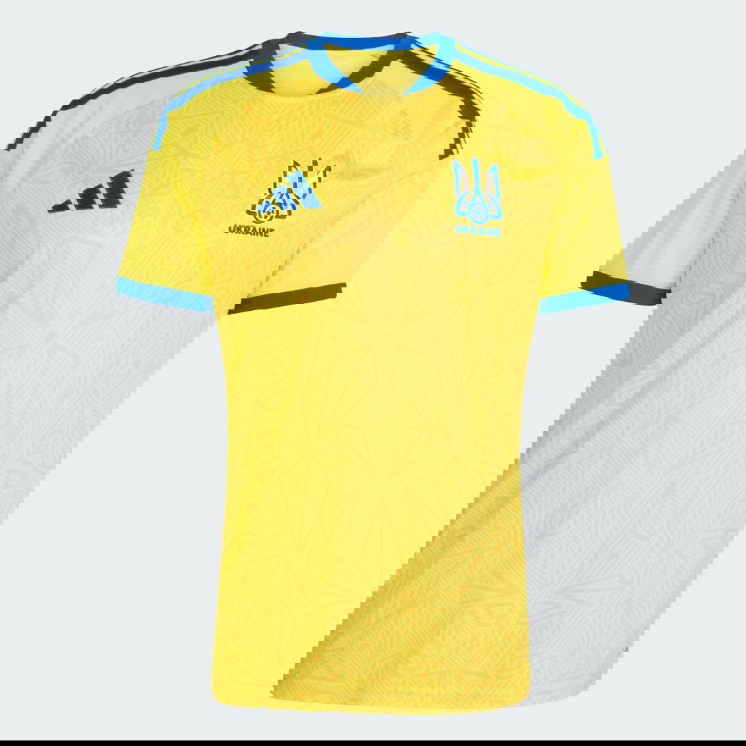 Фланелка adidas Performance Ukraine Home Jersey Жълто | JZ4622, 0