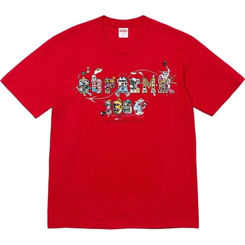 Тениска Supreme Varsity Logo Graphic T-Shirt Червено | SUP-SS24-300