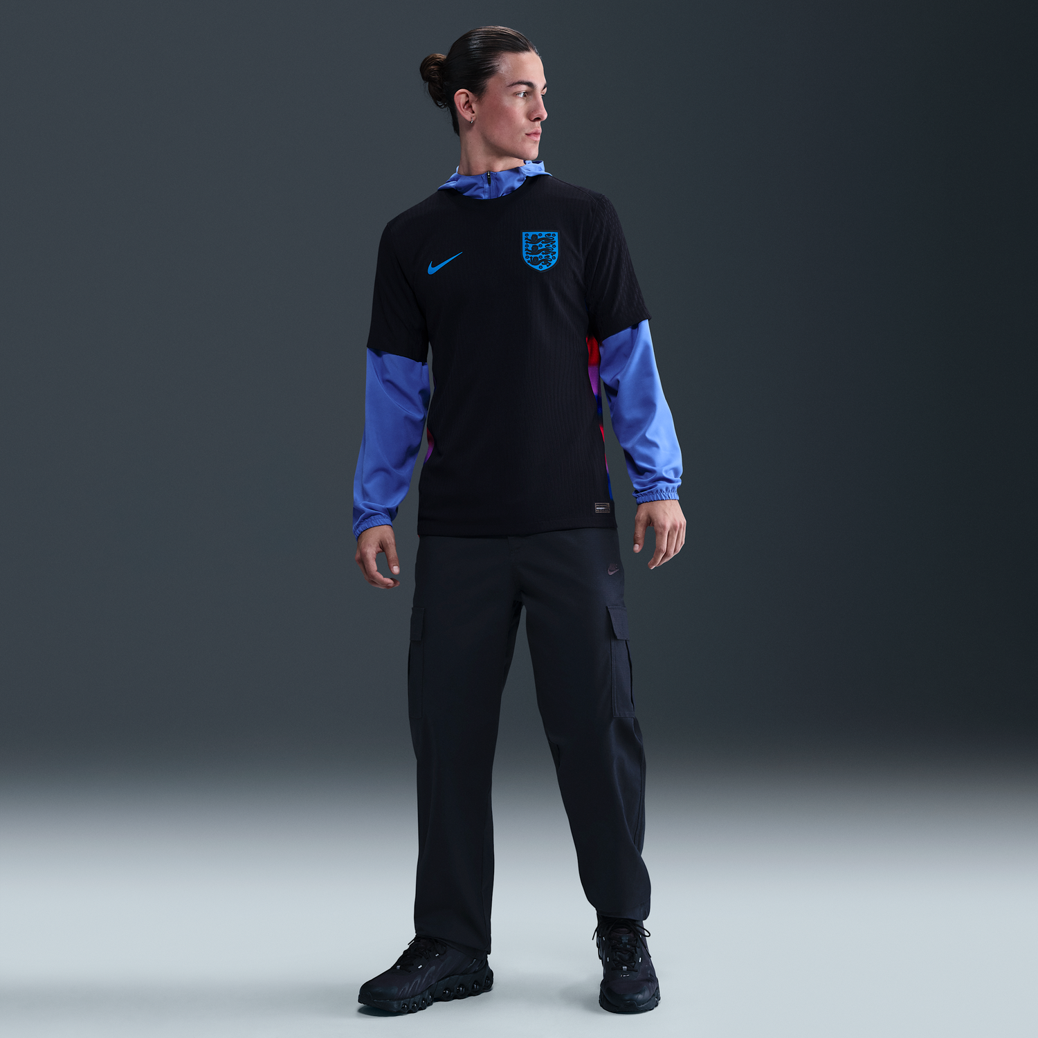 Фланелка Nike England Authentic Match 2025 Dri-FIT ADV Outdoor Football Jersey Черно | IH0802-010, 1