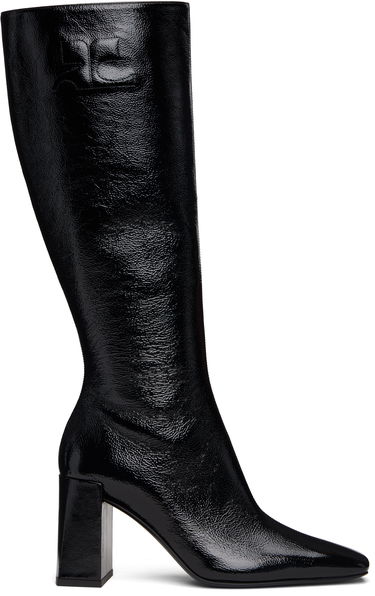Кецове и обувки Courrèges Courrèges Heritage Shadow Tall Boots Черно | 325SBT061CR0043, 0