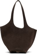 La Scoop Suede Shoulder Bag