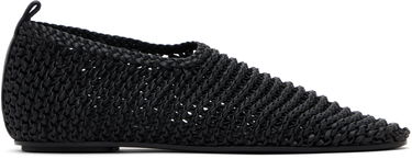 Облекло TOTEME TOTEME Woven Leather Ballerina Flats Черно | 252-WAS2358-LE0134, 0