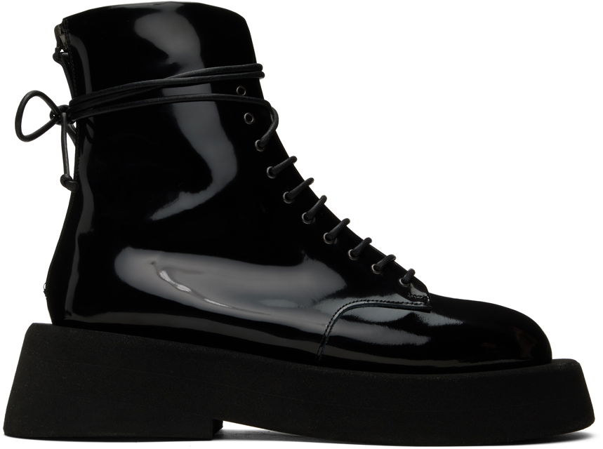 Кецове и обувки Marsèll Marsèll Gommelone Lace-up Boots Черно | G553AB 170, 0