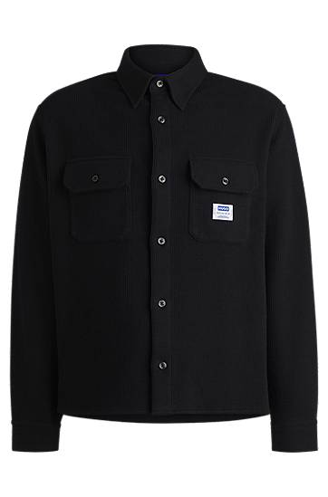 Oversized Cotton Blend Shirt