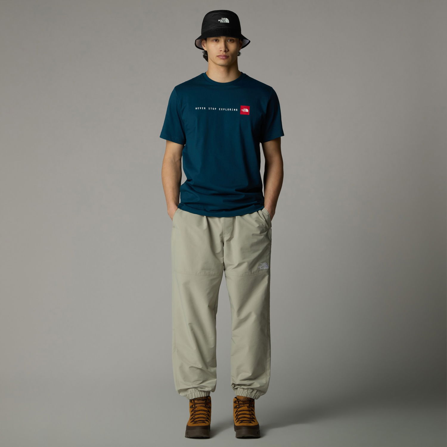 Тениска The North Face Never Stop Exploring T-Shirt Short Sleeve Синьо | NF0A87NS1NO1, 1