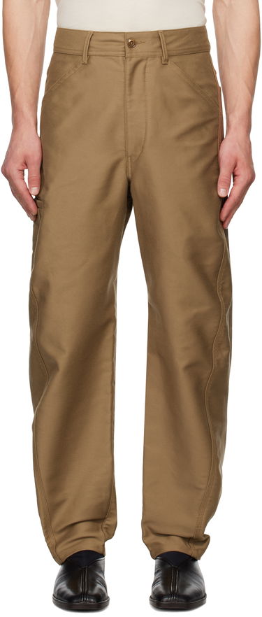 Карго панталони LEMAIRE LEMAIRE Twisted Workwear Trousers Кафяво | PA1161 LF1300, 0