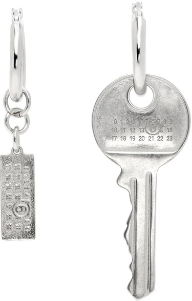 Обеци Maison Margiela Key Earrings Металик | SM7VG0075 P7105, 0