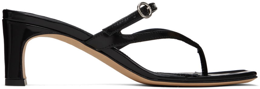 Аксесоари Aeyde Aeyde Giselle Heeled Thong Sandals Черно | A11-HS-GLIS55TB27-SS24-800-028, 0