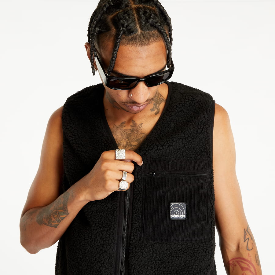 Жилетка Pleasures Infinite Reversible Vest Black Черно | P23F013 BLACK, 1