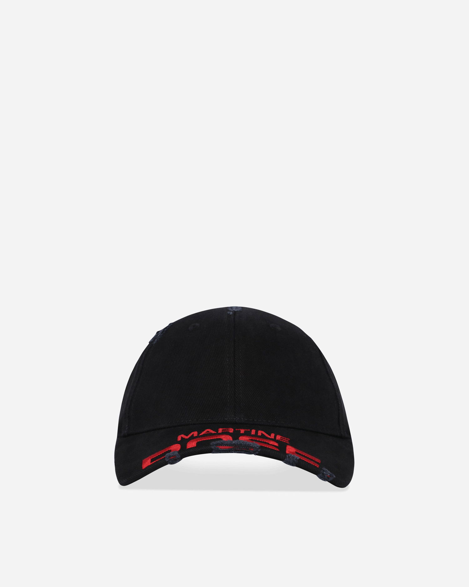 Шапка с козирка Martine Rose Distressed Baseball Cap Черно | 1130WP13002, 1