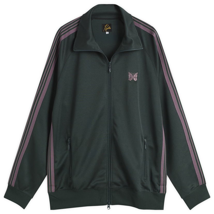 Яке Needles Needles Poly Smooth Track Jacket, Size Small Зелено | RW314-B