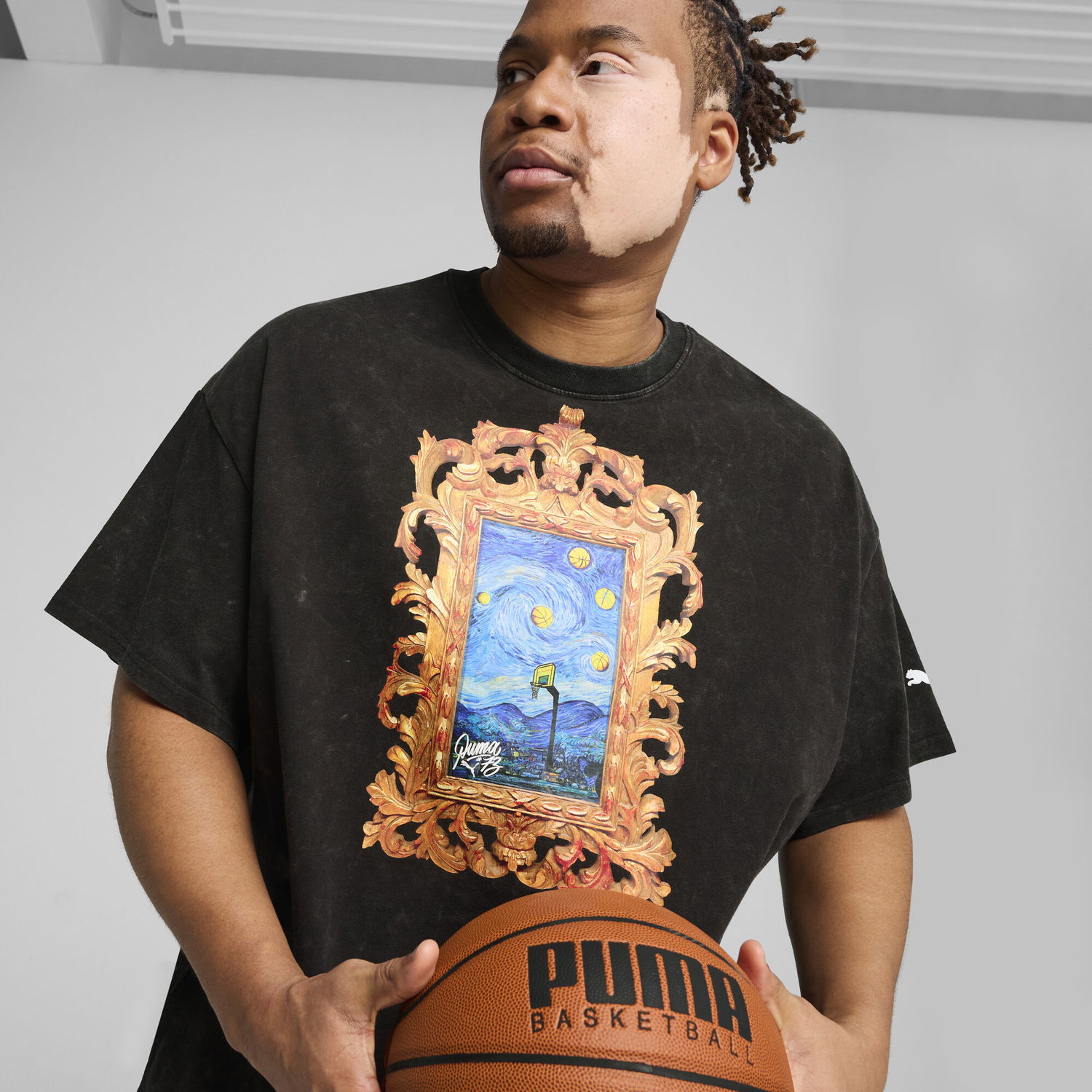 Тениска Puma Dylan Exhibit Basketball T-Shirt Черно | 630672_01, 1