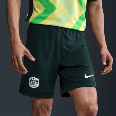 Фланелка Nike Australia Stadium 2025 Dri-FIT Replica Men's Soccer Shorts Зелено | FQ8852-397, 3