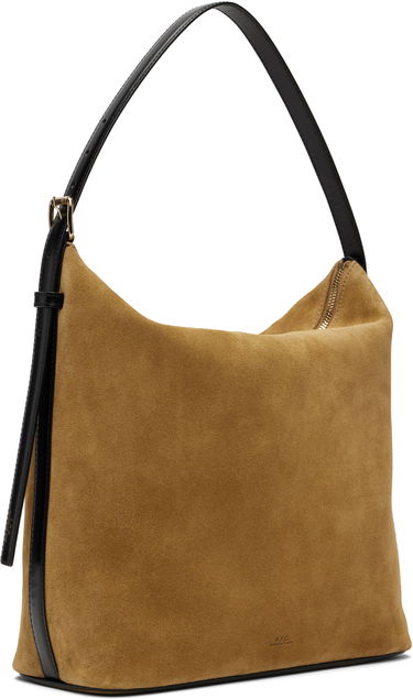 Чанта през рамо A.P.C. Vera Suede Shoulder Bag Кафяво | PXCAL-F61902, 1