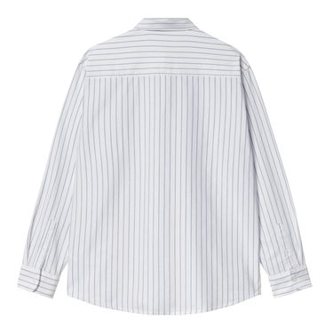 Риза Carhartt WIP Dowlen Stripe Long Sleeve Shirt Бяло | I033815_9, 4