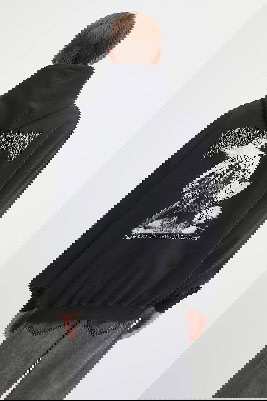 Суитчър VETEMENTS Cotton Cradle of Filth Filthy Secret Oversized Printed Hoodie Черно | UCF76HD600B, 1