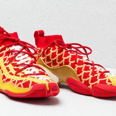 Кецове и обувки adidas Originals Pharrell Williams x BYW CNY Червено | EE8688, 5