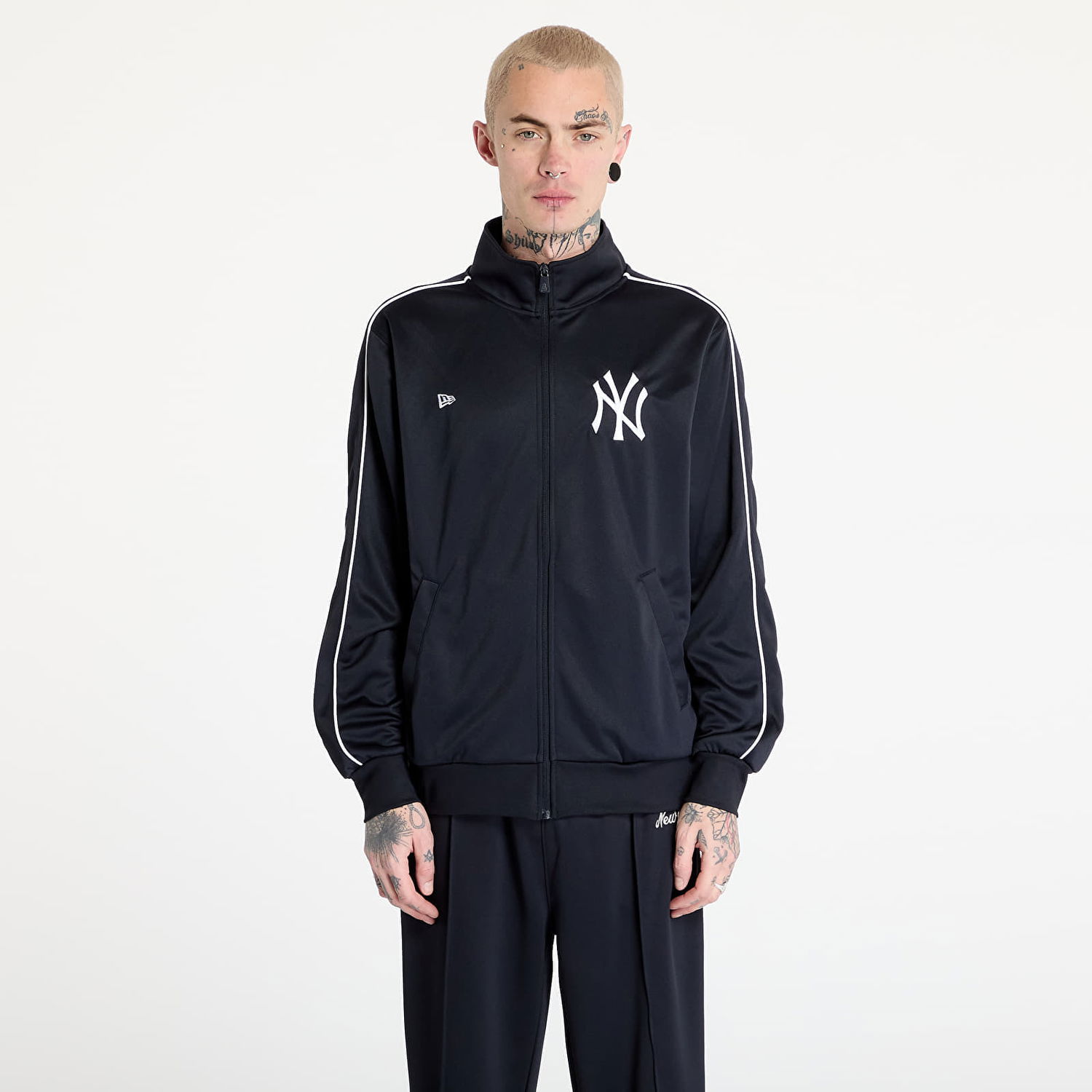 Яке бомбър New Era New Era MLB New York Yankees Track Top Jacket Черно | 60596186, 0