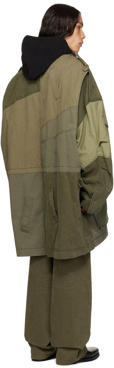 Парка We11done Paneled Jacket Зелено | WD-JP3-23-149-U-KK, 2