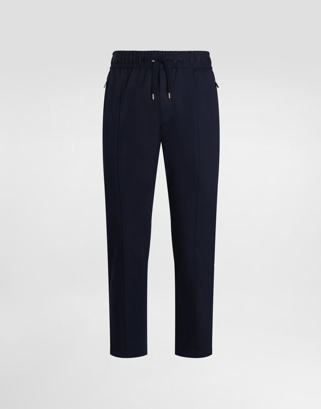 Dolce & Gabbana Stretch Cotton Gabardine Jogging Trousers