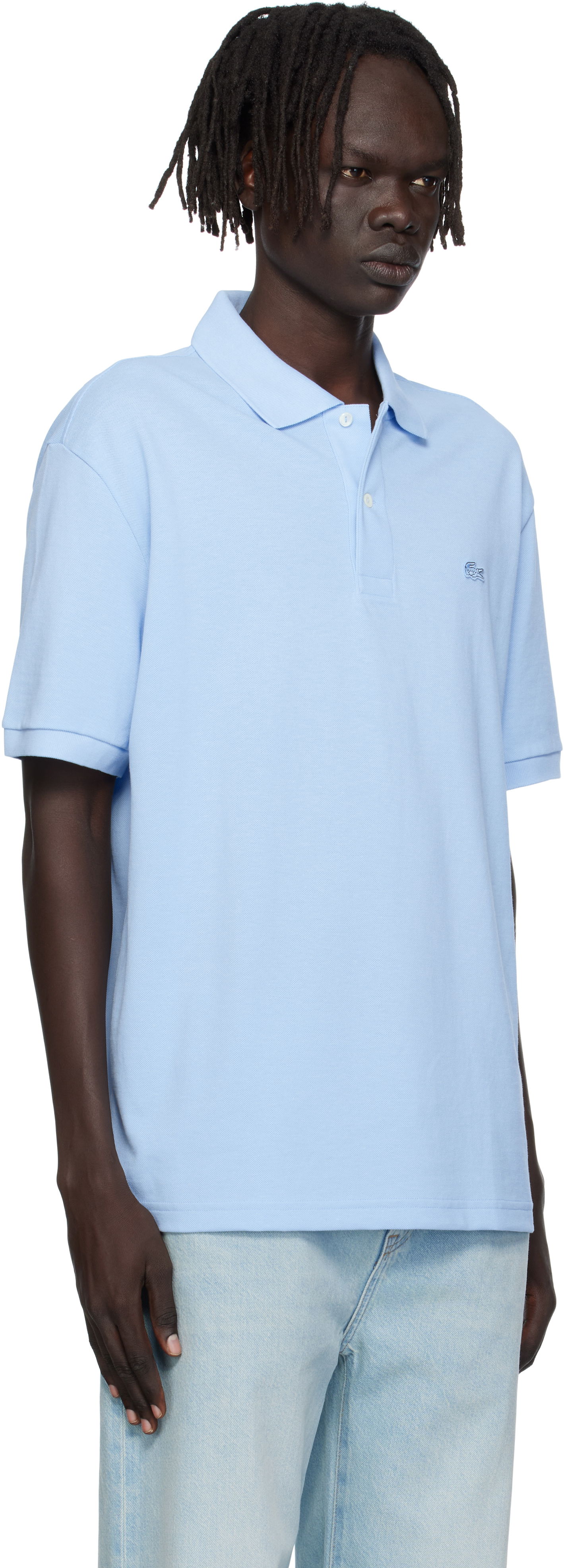 Поло тениска Lacoste Lacoste Croc Signature Polo Синьо | PH7757_HBP, 1