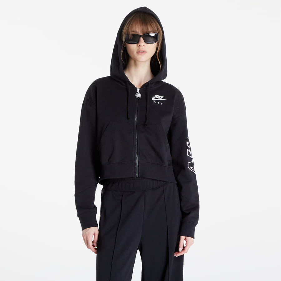 Суитчър Nike Sportswear Air Fleece Top Hoodie Черно | DM6063-010, 0
