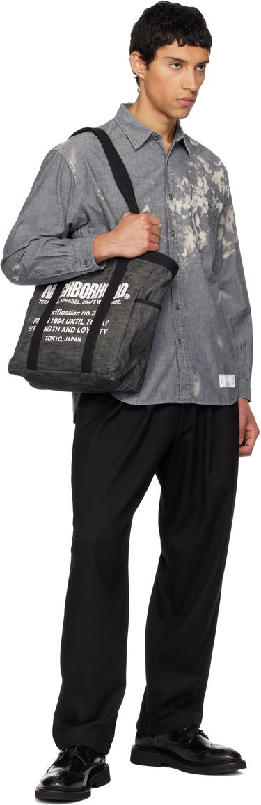 Панталони Neighborhood Baggy Silhouette Easy Trousers Черно | 252ZANH-PTM08, 3