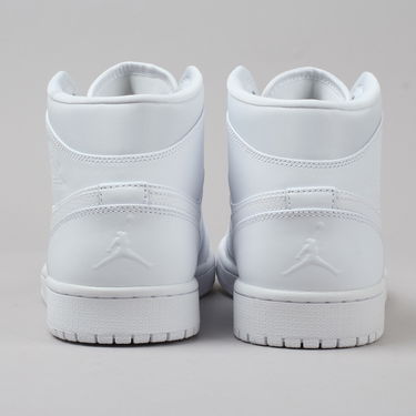 Кецове и обувки Jordan Air Jordan 1 Retro Mid ''White'' Бяло | 554724-110, 3
