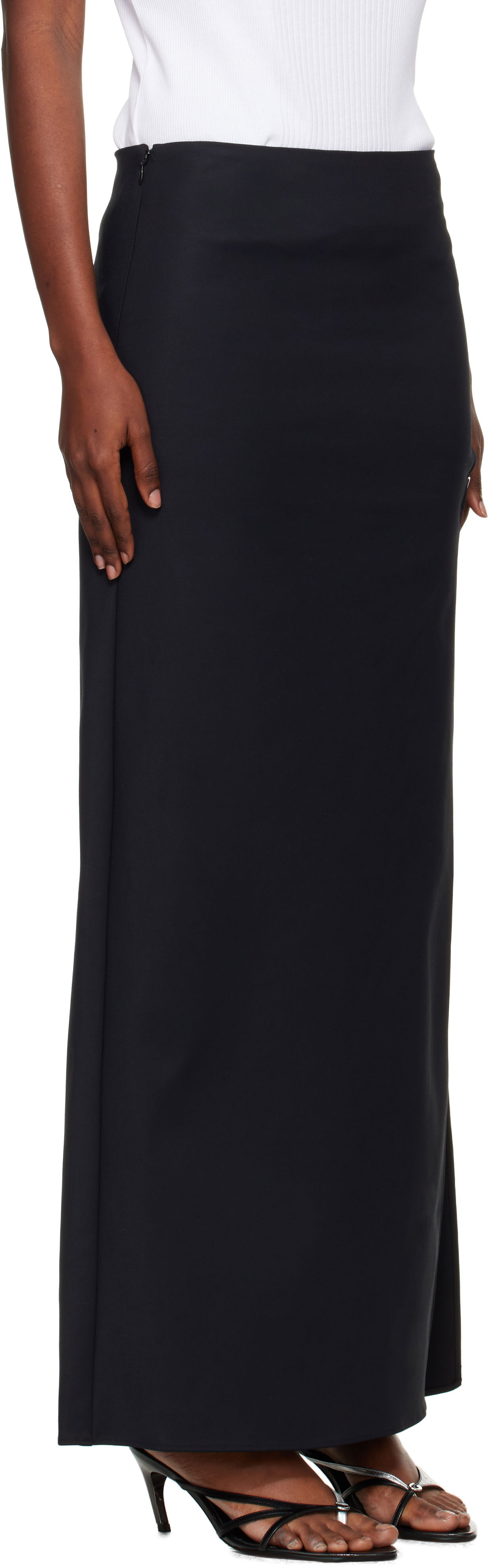 Пола Coperni Coperni Garter Belt Maxi Skirt Черно | COPJ100F2043, 1