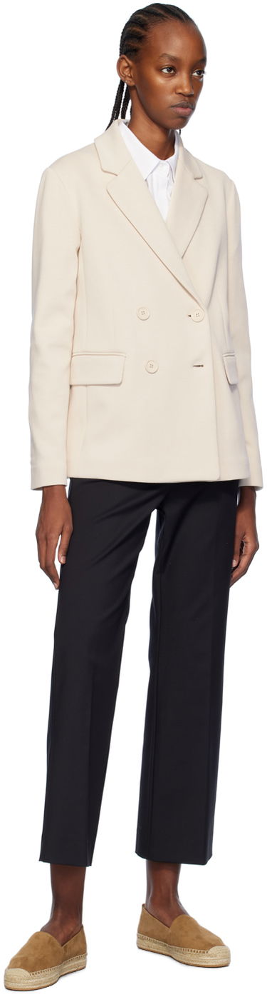 Яке Max Mara Max Mara Scrigno Double-Breasted Blazer Бежово | 2419911031600 MM13001, 3