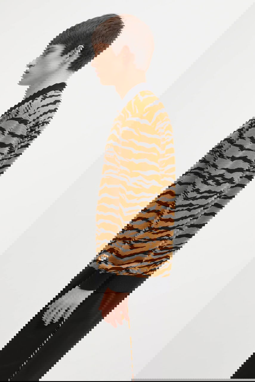 Пуловер WACKO MARIA Tiger Pattern Knitted Long-Sleeve Polo Многоцветен | 25FW.WMK.KN10, 1