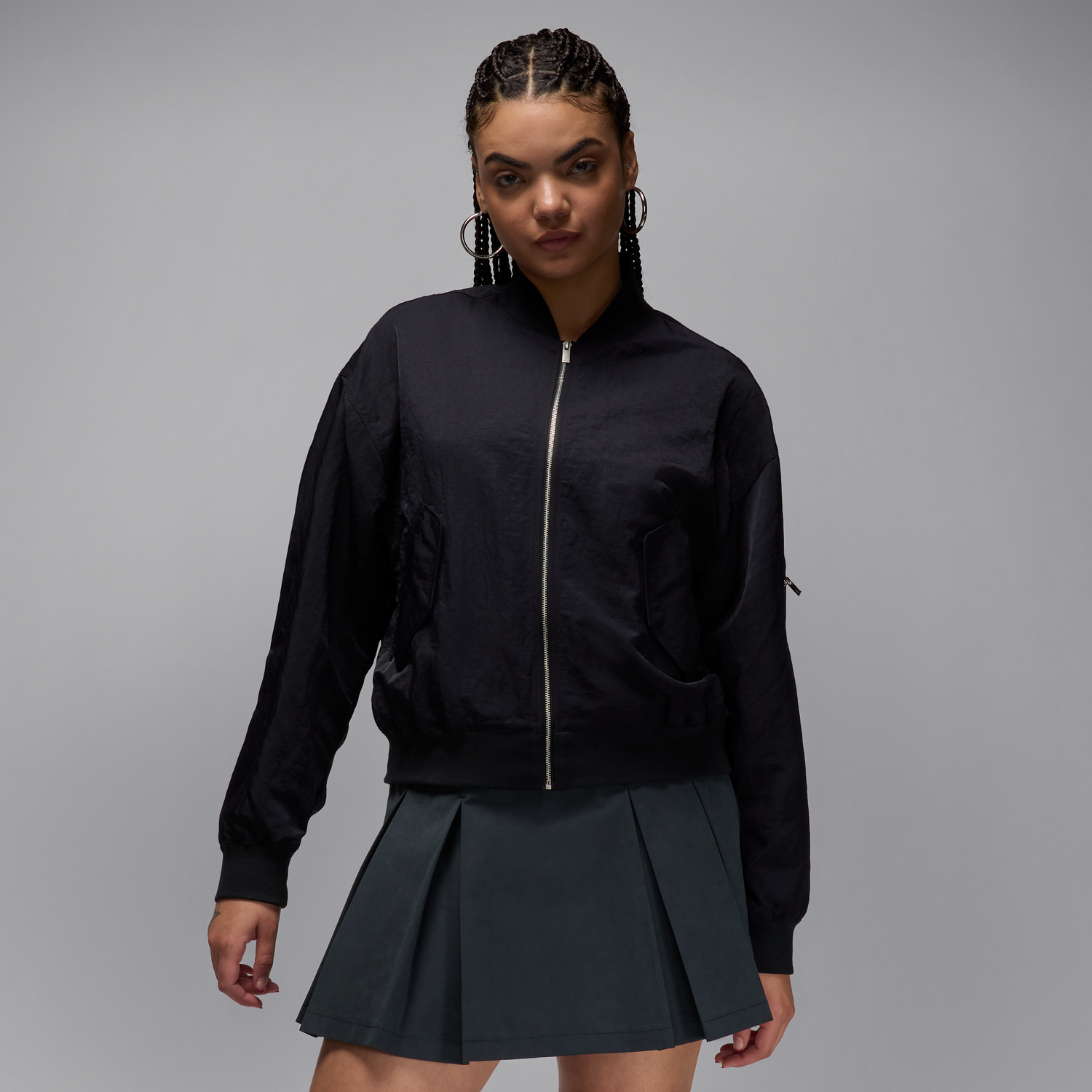Яке бомбър Jordan Jordan Flight Renegade Bomber Jacket Черно | HJ0544-010, 0