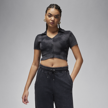 Съкратен топ Jordan Jordan Crop Top Черно | FN5402-070, 0