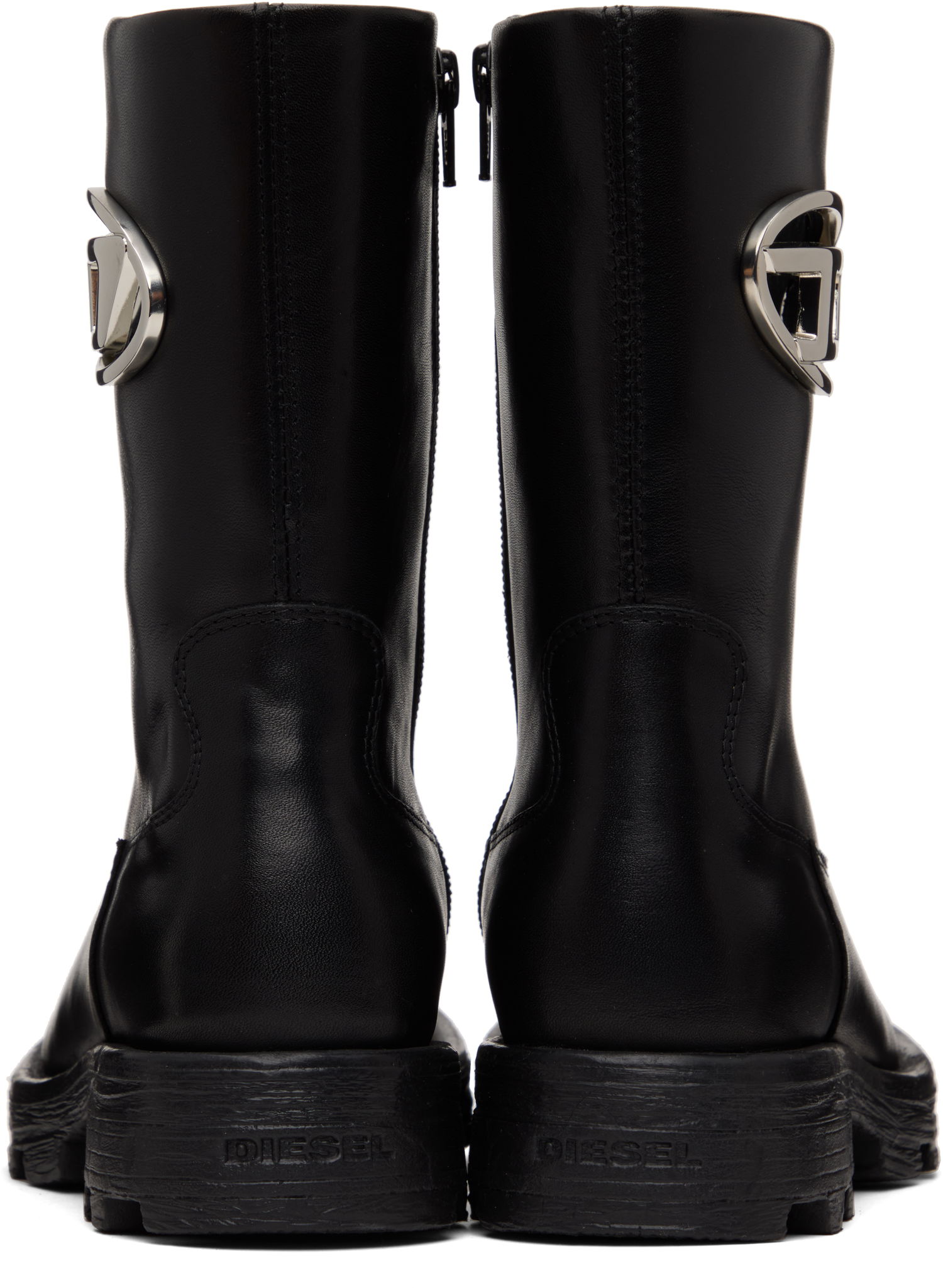 Кецове и обувки Diesel D-Hammer Bkr D W Logo Boots Черно | Y03692 P4471, 1