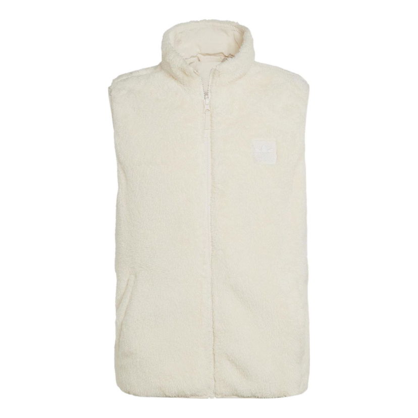 Жилетка adidas Originals Essentials+ Fluffy Fleece Reversible Vest Бяло | HR2950