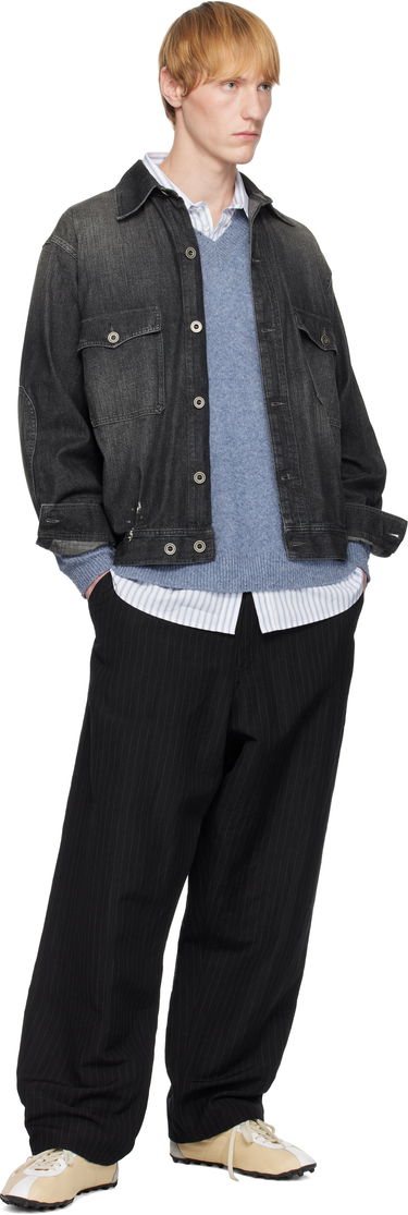 Яке Maison Margiela Maison Margiela Distressed Denim Jacket Черно | S50AM0649 M30025, 3