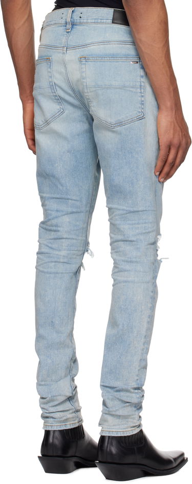 Дънки AMIRI AMIRI MX1 Distressed Slim Jeans Синьо | AMDNSY1148, 2