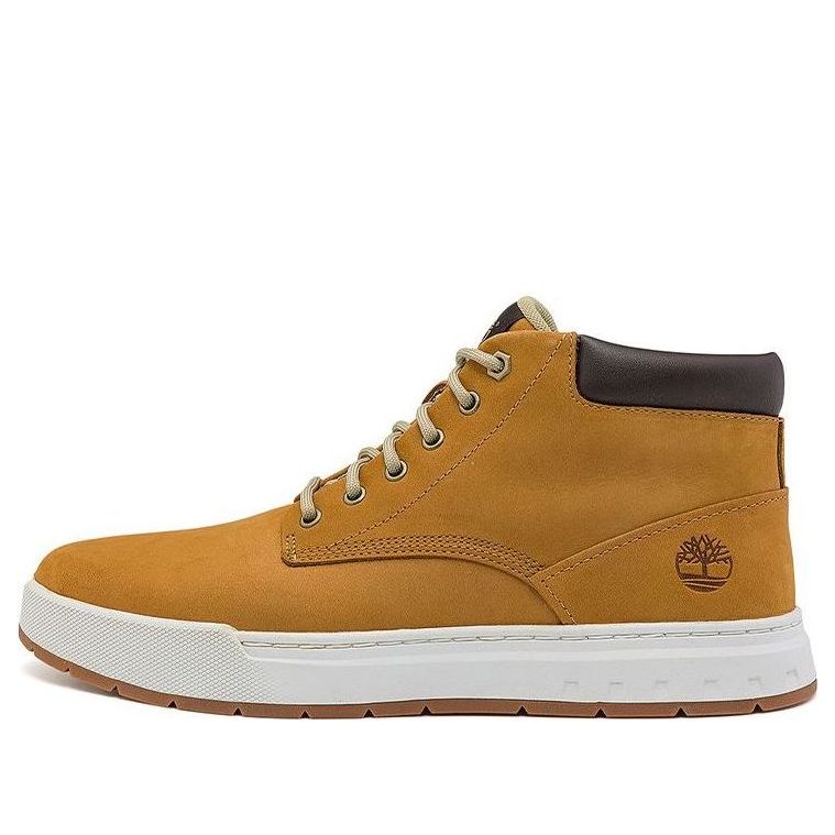 Кецове и обувки Timberland Maple Grove Wide Fit Leather Chukka Бежово | A5PRVW