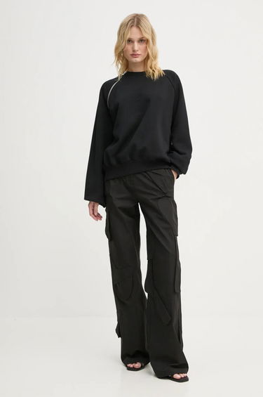 Суитчър HELIOT EMIL Asymmetric Zip Detail Sweatshirt Черно | HE.M.08.054.BLK01, 2