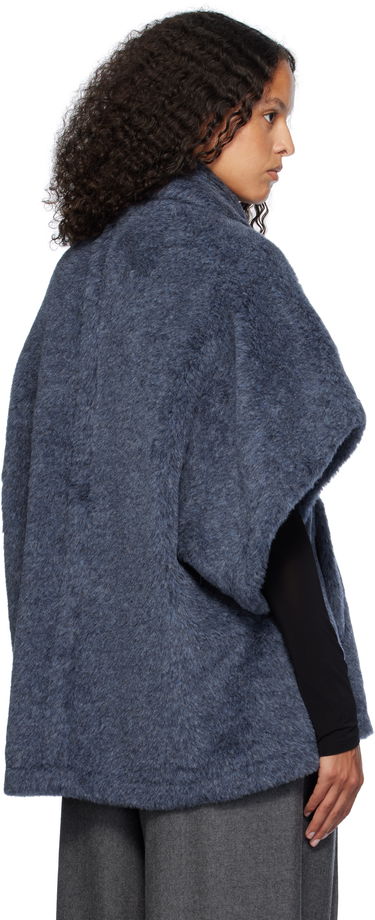 Пуловер Max Mara Max Mara Tebe1 Cape Jacket Синьо | 2424736212600 MM10506, 2
